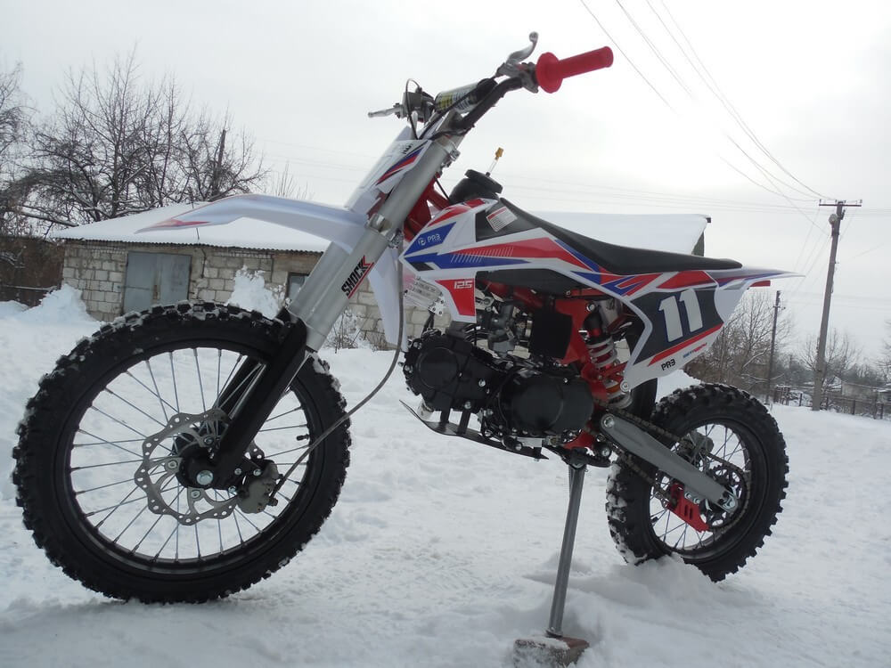 Питбайк PRB PRO 125 cc купить вне дорожный мотоцикл с доставкой по Украине