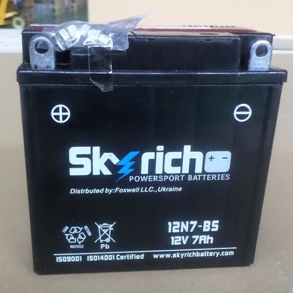 Аккумулятор Skyrich 12N7-BS 12V 7 Ah