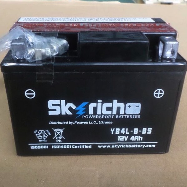 Аккумулятор Skyrich YB4L-B-BS 12V 4 Ah