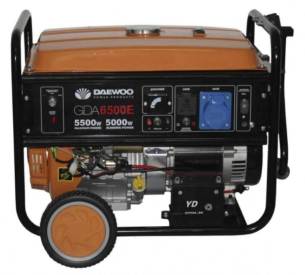Daewoo GDA 6500E / Электро генератор